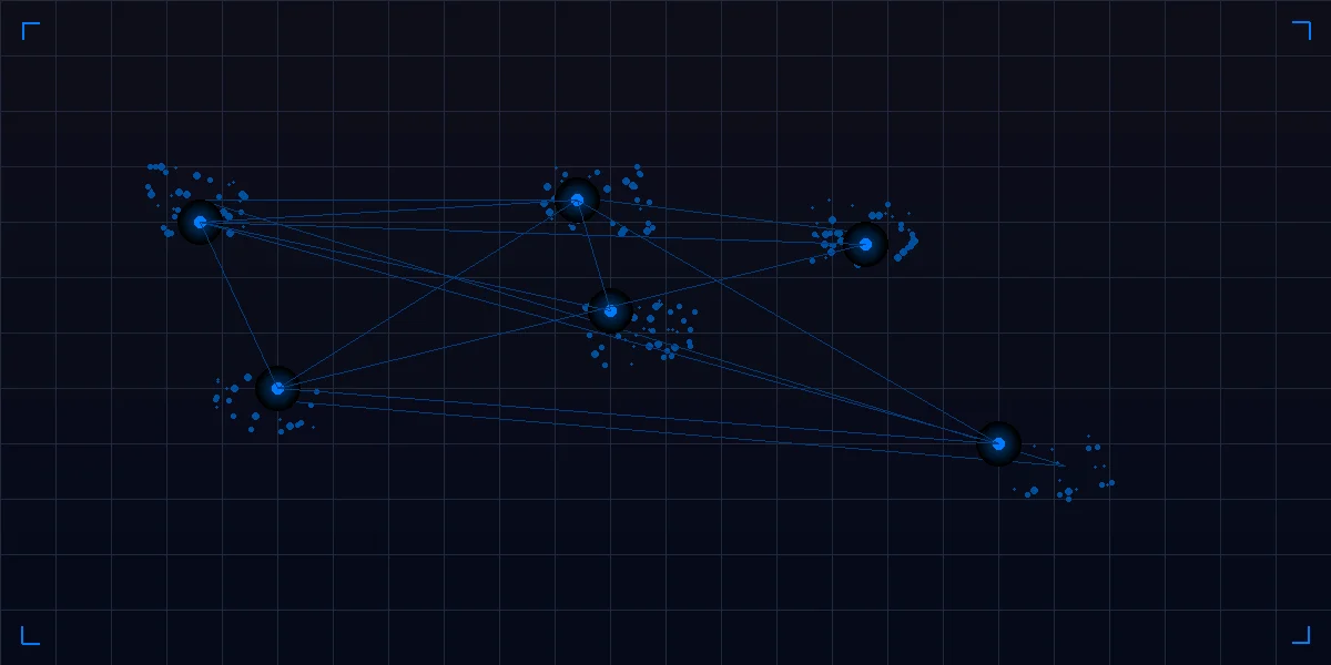 优先体验新算法的全球数据节点图